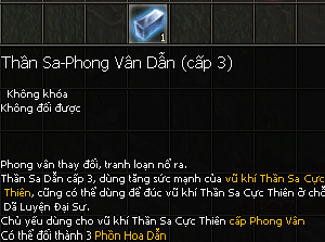 Vũ khí Thần Sa - Kiếm Thế Vũ khí Thần Sa - Kiếm Thế