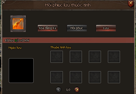 Vũ khí Thần Sa - Kiếm Thế Vũ khí Thần Sa - Kiếm Thế